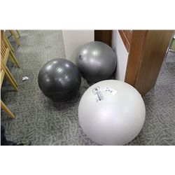 LOT OF 3 POSTURE BALLS