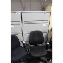 GREY 5-DRAWER LATERAL FILE CABINET