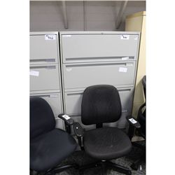 GREY 5-DRAWER LATERAL FILE CABINET