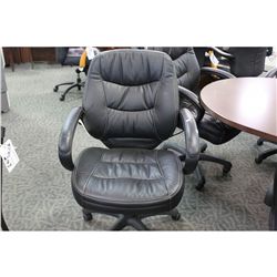 CAPRICE MID-BACK LEATHER TILTER CHAIR