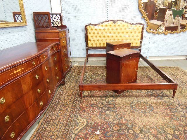 Mahogany Bedroom Set Ca 1940 S