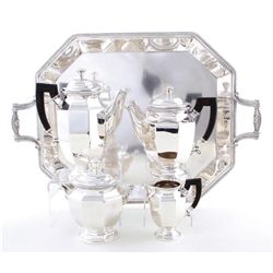 Christofle Cobert Silverplate Tea & Coffee Service