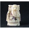 Image 1 : Handcarved Ox Bone Netsuke Figure