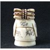 Image 2 : Handcarved Ox Bone Netsuke Figure