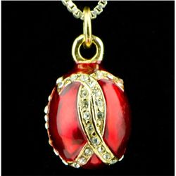Venezia Faberge Inspired Egg Pendant