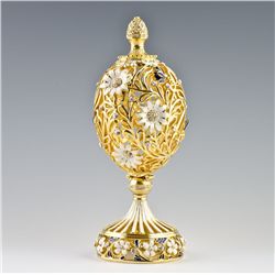 Lovely Butterfly Faberge Egg
