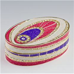 Crystal Eye Faberge Jewelry Box