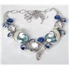 Image 2 : ARTISAN BLUE NAUTILUS KYANITE TOPAZ NECKLACE