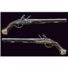 Image 1 : A fine pair of engraved flintlock pistols