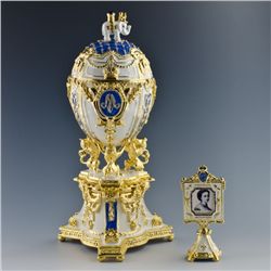 Royal Danish Faberge Inspired Egg