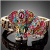 Image 1 : Awesome Multicolor Crystal Elephant Design Bangle