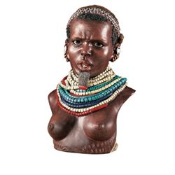 African Bumi Woman Statue