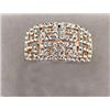 Image 1 : Classic Design Paved Swarovski Crystal Ring, 18K G