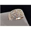 Image 2 : Classic Design Paved Swarovski Crystal Ring, 18K G