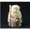 Image 1 : Handcarved Ox Bone Netsuke Figure