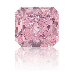 Bianco 1 Carat Pink Radiant Cut Diamond