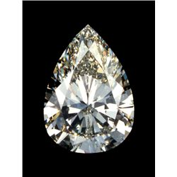 Bianco 16.2 Carat Pear Brilliant Cut Diamond
