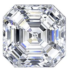 Bianco 8 Carat Asscher Cut Diamond