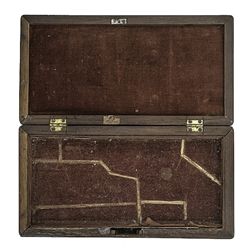 MAHOGANY CASE FOR AMERICAN MADE REVOLVER