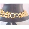 Image 3 : Multistrand Champagne Pearl Coin Necklace
