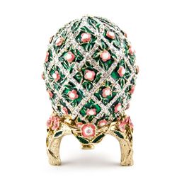 Rose Lattice Style Faberge Egg