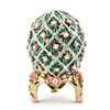Image 1 : Rose Lattice Style Faberge Egg
