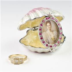 Faberge Shell Picture Frame