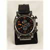 Image 1 : Men's Leather Sports Strap Watch