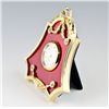Image 2 : Red Enameled Faberge Clock