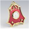 Image 3 : Red Enameled Faberge Clock