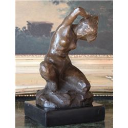 Nude Woman Bronze Sculpture