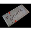 Image 2 : Jurassic Park - Ford Explorer License Plate #05