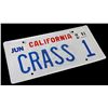 Image 1 : Life Stinks - "CRASS 1" license plate