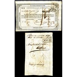 Confederacion Argentina, 1859 Issue Banknote.