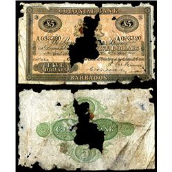 Colonial Bank, 1882 (1911) Issue.