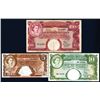 Image 1 : East African Currency Board, ND (1961) Issue Banknote Trio