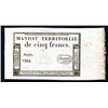 Image 1 : Mandats Territoriaux, 1796 Issue Rarity.