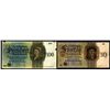 Image 1 : Reichsbanknote, 1924 Issue Banknote Pair