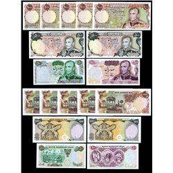 Bank Markazi Iran, ND (1971-74) Issue, Group of 9 Issued Notes