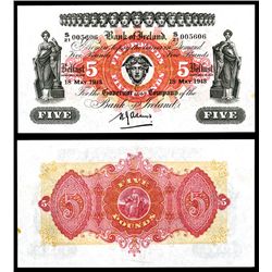 Bank of Ireland, 1942-43 Issue Banknote.