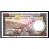 Image 1 : Banque de Syrie Et Du Liban, 1952-64 Issue Specimen Banknote.