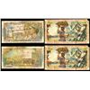 Image 1 : Caisse Centrale de la France D'Outre-Mer, ND (1960) Provisional Issue Banknote Pair