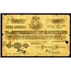 Image 1 : Government of Mauritius, 1907-14 Issue Banknote
