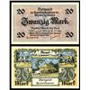 Image 1 : Handelskammer des Memelgebiets, Chamber of Commerce, Territory of Memel, 1922 Issue Banknote