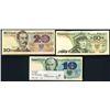 Image 1 : Narodowy Bank Polski (Polish National Bank), 1982-88 Issues, Three Packs of 100 Banknotes