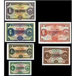 Banco Nacional Ultramarino, 1921 Issue Specimen St of 6.