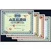 Image 1 : Russian Labor Union Stock Certificate, 1989, Set of 4 Specimens