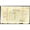 Image 1 : North American Land Co. 1795 Issued Stock Certificate Signed by James Greenleaf and Robert Morris, a