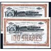 Image 1 : Michigan Copper Mining Co., 1906 Issued Stock Pair.