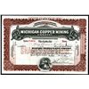 Image 1 : Michigan Copper Mining Co., 1909 Issued Stock.